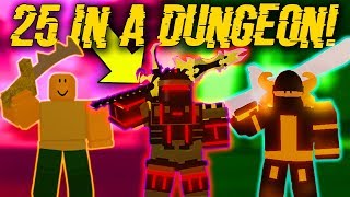 Beating All The Hardest Modes In Winter Outpost Dungeons Roblox - we got over 20 of people in a