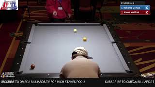 Roberto Gomez vs Shane Wolford - One Pocket - $100/Game