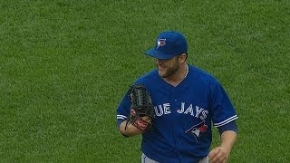 TOR@BOS: Buehrle throws seven innings of two-run ball