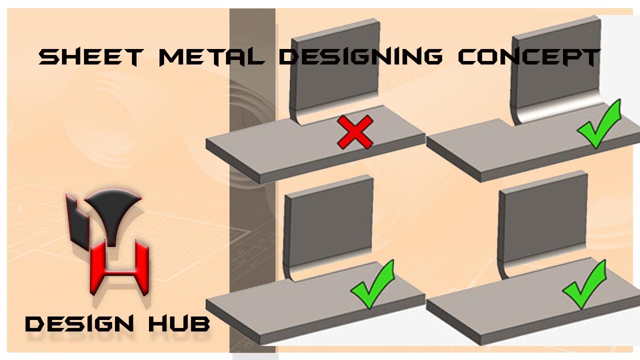 Sheet Metal Designing Concept-In Detail - YouTube