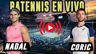 Rafael Nadal vs Borna Coric  - Masters 1000 de Cincinnati - Reaccionando en vivo