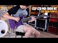 No Talking...Just Tones | ESP LTD MH-1000 NT | See Thru Purple