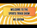 NFL Pro Football Sports Trivia - The Sports Quiz Show