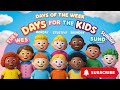 Learn the Days of Week | 7 Days in a Week Song | Kids Rhyme |@metoomamaofficial