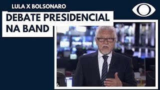 Mitre: debate na Band é a oportunidade para Lula e Bolsonaro mostrarem propostas