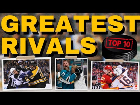 Top 10 NHL Rivalries Of All Time - YouTube