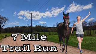 I Went RUNNING WITH MY HORSE | Jogging With George