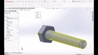 Swept Cut Thread