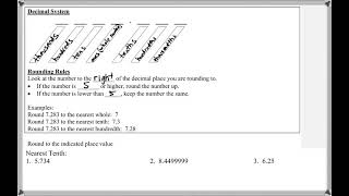 Math 117 : Chapter 1-3 #1, #2, #3 (Math For Allied Health Tutorial : Rounding)