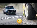 Frank Kelly - FULL RALLY STAGE ON STANDARD ROAD TYRES WITH 350BHP MILLINGTON MK2 - ONBOARD