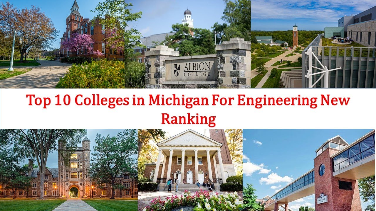 Top 10 COLLEGES IN MICHIGAN FOR ENGINEERING New Ranking - YouTube