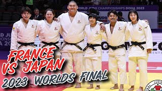 Judo Worlds 2023 FINAL JAPAN vs FRANCE Teams Event