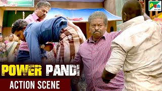 कैसे की दादा जी ने गुंडों की धुलाई - Power Paandi | Dhanush, Rajkiran, Madonna | Action Scene