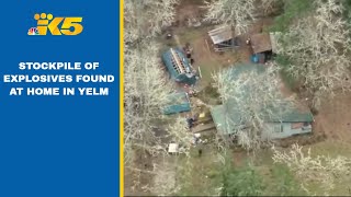 Large amount of explosives found at Yelm home