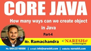 How many ways can we create Object in Java Part 4 | Core Java Tutorial