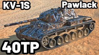 40TP, KV-1S \u0026 Pawlack | WOT Blitz Pro Replays