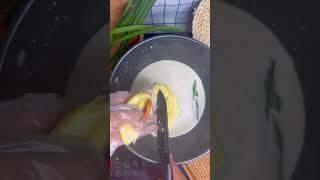 បាយដំណើបទុរេន Durian sticky rice 😋🥰 #cookingshows #desert #fyp #recipedesert