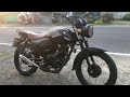 Yamaha YTX modified to Scrambler sound check bullet pipe