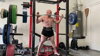 500 lbs Box Squat @ Age 48!