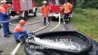 Waldbrandübung Teil 2: Aufbau