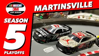 NASCAR Stop Motion: S5 R10 || Martinsville || Season 5 Playoffs || LLRN Presents: 3M Cup Series