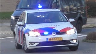 [Rijdt verkeerd] Politie en ambulance met spoed naar een MMT-inzet in Gorinchem