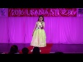 usana sti 2016 party angel wan （9years） sing “my heart will go on ”万靓靓 （9岁）我心永恒》