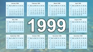 1999 Calendar