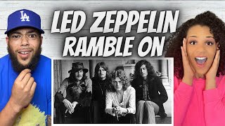 HE WASN'T SURE| FIRST TIME HEARING Led Zeppelin - Ramble On REACTION