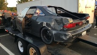 Nyce1s Crash - Jeff Rosario's K-Series Acura Integra Crash @ Honda Day E-Town 2K14