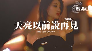 呂口口/PopDan - 天亮以前說再見 (說唱版)『水花只能開在雨天 煙花要綻放在黑夜，雪花多捨不得冬天 像我捨不得和你說再見。』【動態歌詞/Pinyin Lyrics】