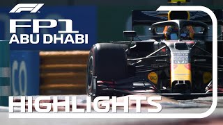 2020 Abu Dhabi Grand Prix: FP1 Highlights