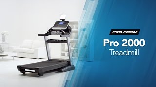 Exercise At Home On The New ProForm Pro 2000 Treadmill