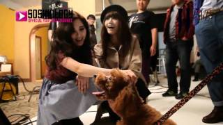 [SSGSubs]120124 Yoona \u0026 Seohyun with Kai's Dog