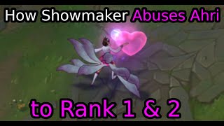 Showmaker Abusing Ahri to Rank 1 \u0026 Rank 2 on KR