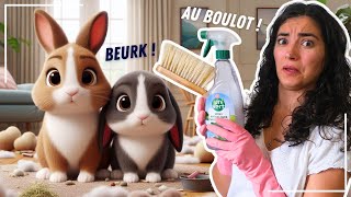 ROUTINE ménage avec des LAPINS ✨ NETTOIE AVEC MOI 🐰 Astuces et conseils