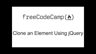 Clone an Element Using jQuery