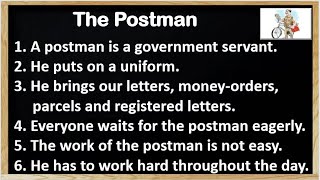 10 Lines Essay on The Postman in English || Easy, Best and Simple 10 Lines essay on The Postman ||