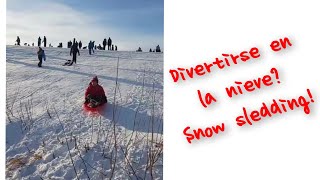 Diversión en la nieve en Winnipeg!