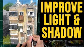 3 Watercolor Tips to Immediately Improve Your Light & Shadow