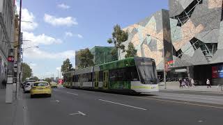 E1 6012 E2 6051 passing Flinders St