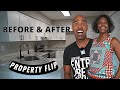 before and after property flip using private money