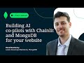 Building AI co-pilots with Chainlit and MongoDB for your website
