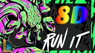 8D Run It (ft. Cal Scruby & Thutmose) | Official Lyric Video | All-Star 2020 - League of Legends