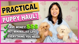 PRACTICAL PUPPY HAUL| New Dog Checklist | The Poodle Mom