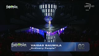 Atlikėjas Vaidas Baumila atliko Johno Legendo kūrinį „Ordinary People\