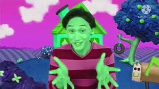 Blues clues and you intro in green lowers