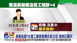 礁溪長榮增4確診! 女員工最早發病.曾往返北宜│中視新聞 20220124