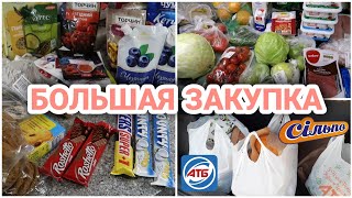 МЕГА ЗАКУПКА ПРОДУКТОВ С ЦЕНАМИ #АТБ #СИЛЬПО//СКУПИЛА ДВА СУПЕРМАРКЕТА//ПОКУПКИ ЕДЫ ДЛЯ ВСЕЙ СЕМЬИ