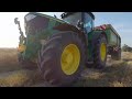 weizenernte 2023 claas lexion 670 vario 750 john deere 6r215 grabmeier 22 tonner